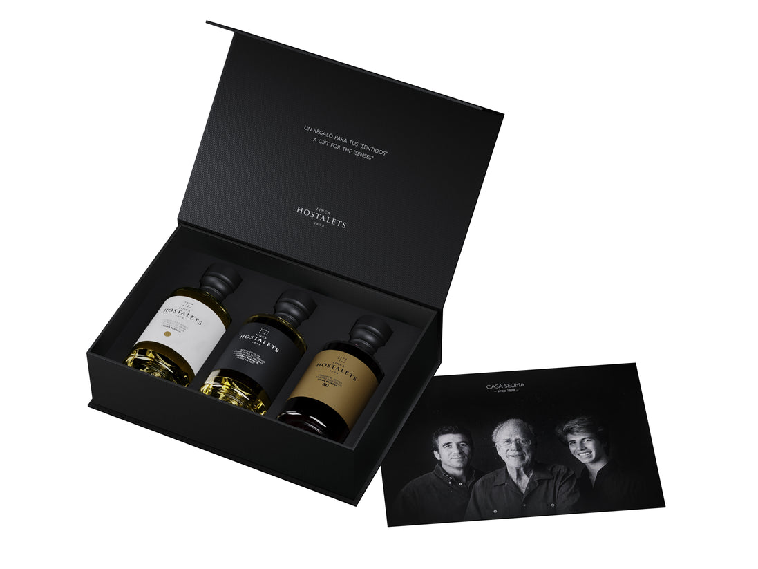 Gift Set: Extra Virgin Olive Oil / Vinegar / Truffle Seasoning 3 x 100ml