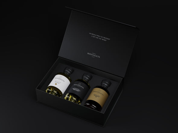 Estuche Regalo AOVE / Vinagre / Condimento Trufa 3x100ml