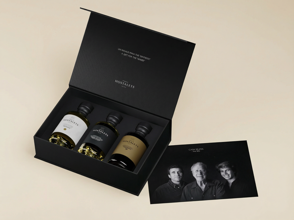 Estuche Regalo de AOVE / Vinagre Balsámico / Condimento de Trufa 3x100ml